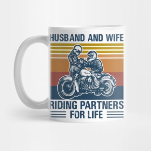 Husband And Wife Riding Partners For Life 2021 Mug